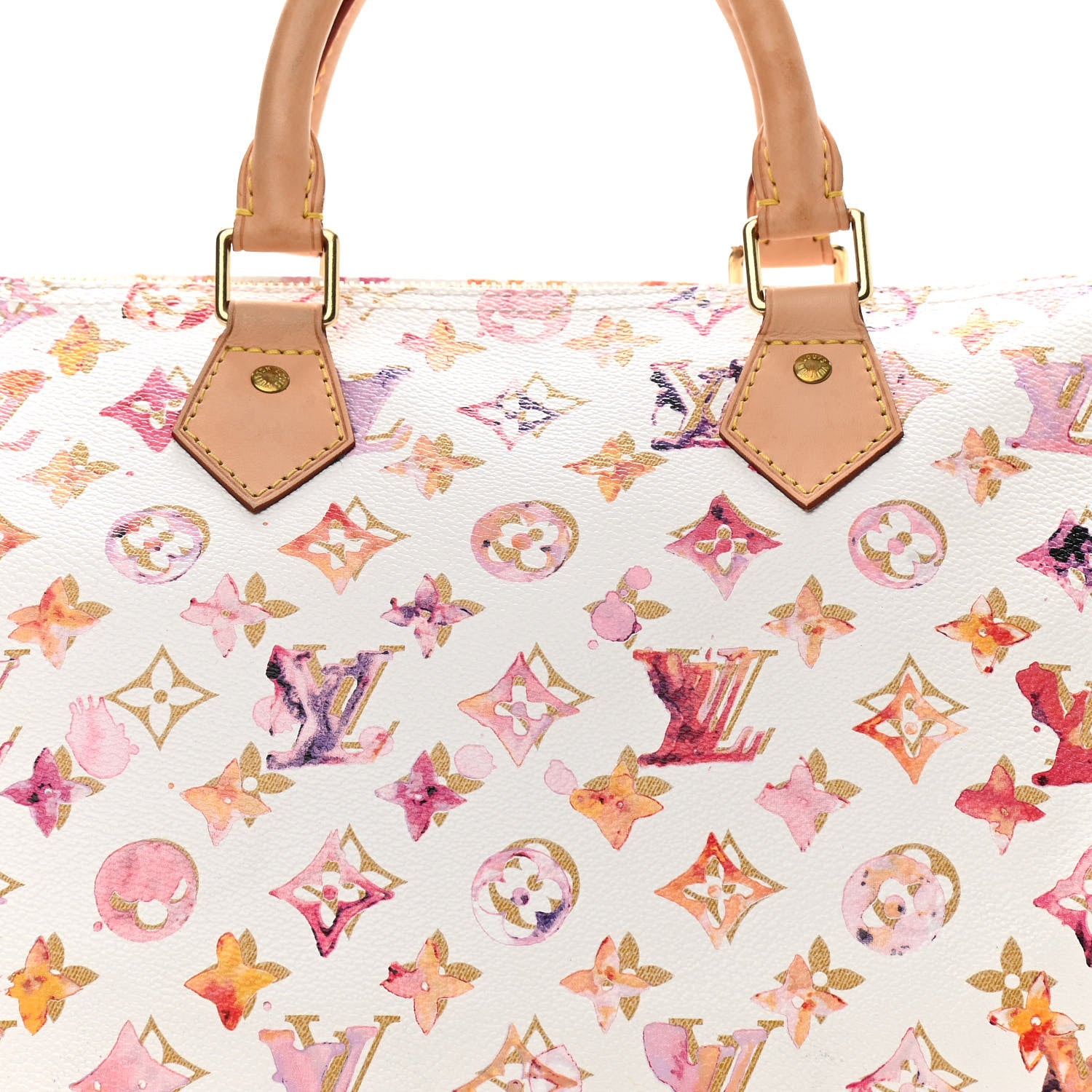 Louis Vuitton Watercolor Aquarelle Speedy 35 White 7 of 9
