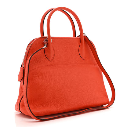 Hermes Taurillon Clemence Bolide 31 Orange Poppy 3 of 10