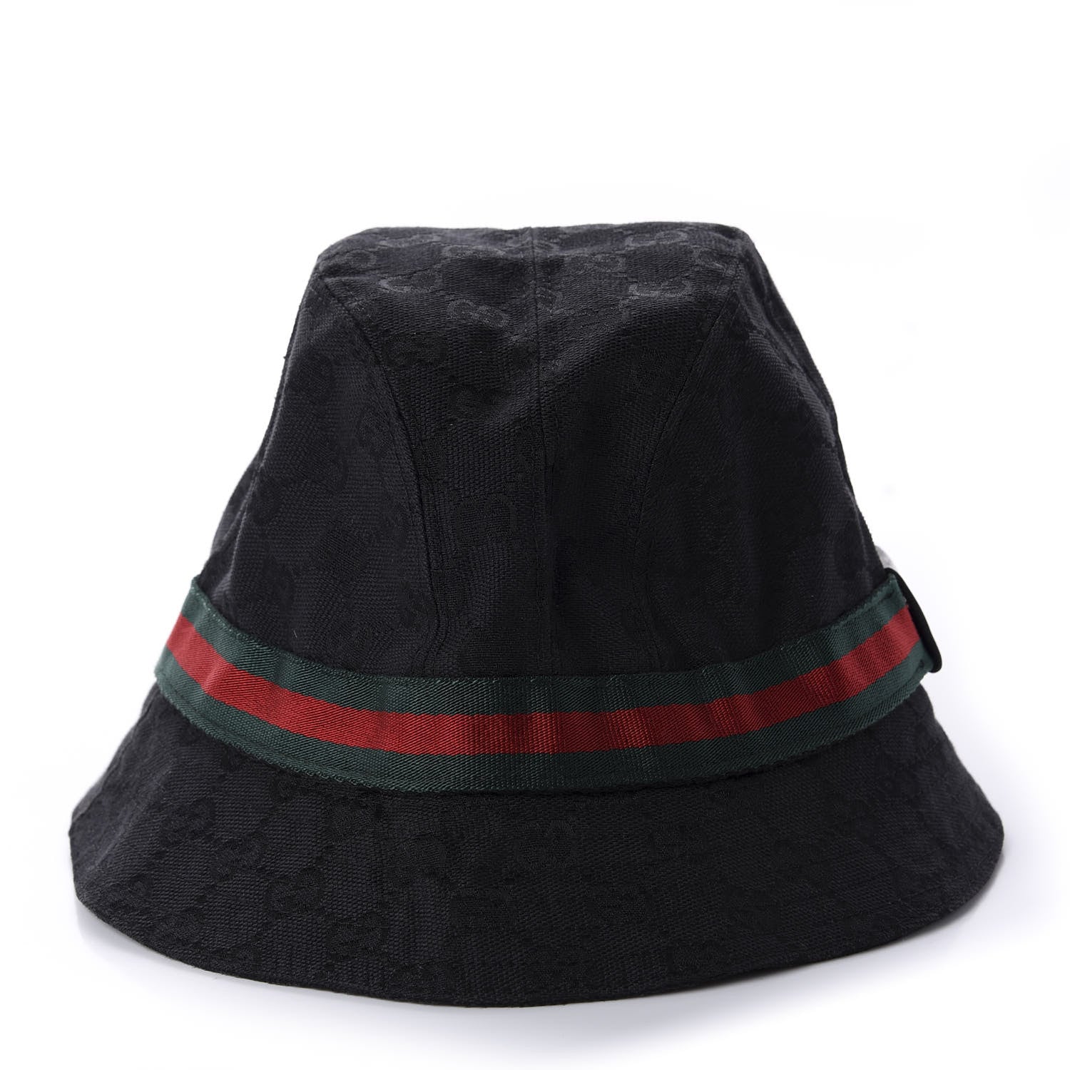 Gucci Monogram Web Bucket Hat M Black 3 of 9