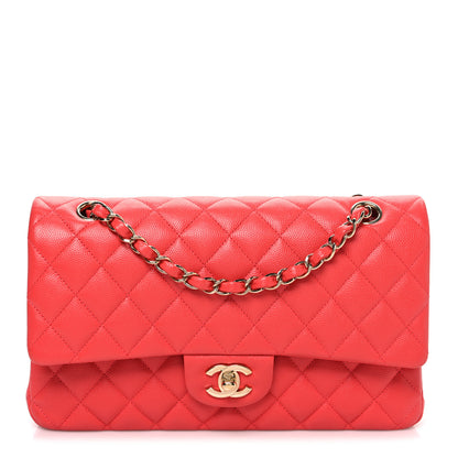 Chanel Caviar Quilted Medium Double Flap Red 1 of 10