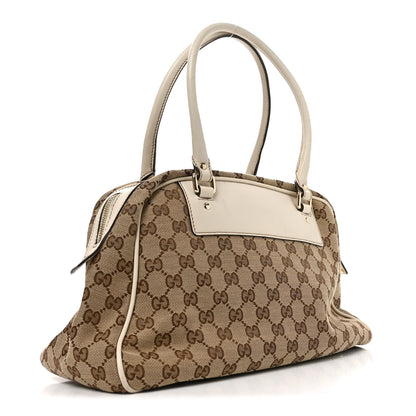 Gucci Monogram Trophy Tote Beige Ebony Mystic White 2 of 9