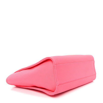 Chanel Mixed Fibers Small Deauville Tote Pink Orange 4 of 13