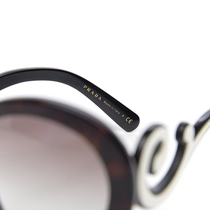 Prada Minimal Baroque Sunglasses SPR 08T Gradient Anthracite 6 of 8