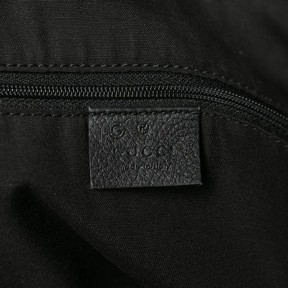 Gucci Monogram Denim Medium Abbey Shoulder Bag Black 6 of 10