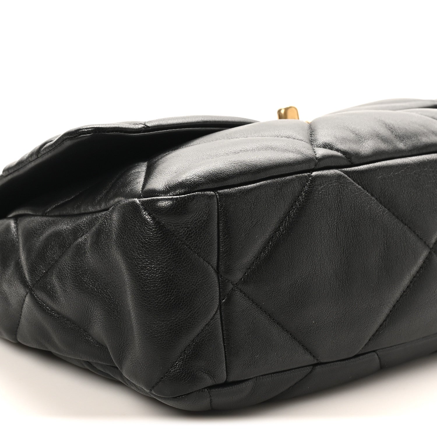 Chanel Lambskin Quilted Large Chanel 19 Flap Black 9 of 10