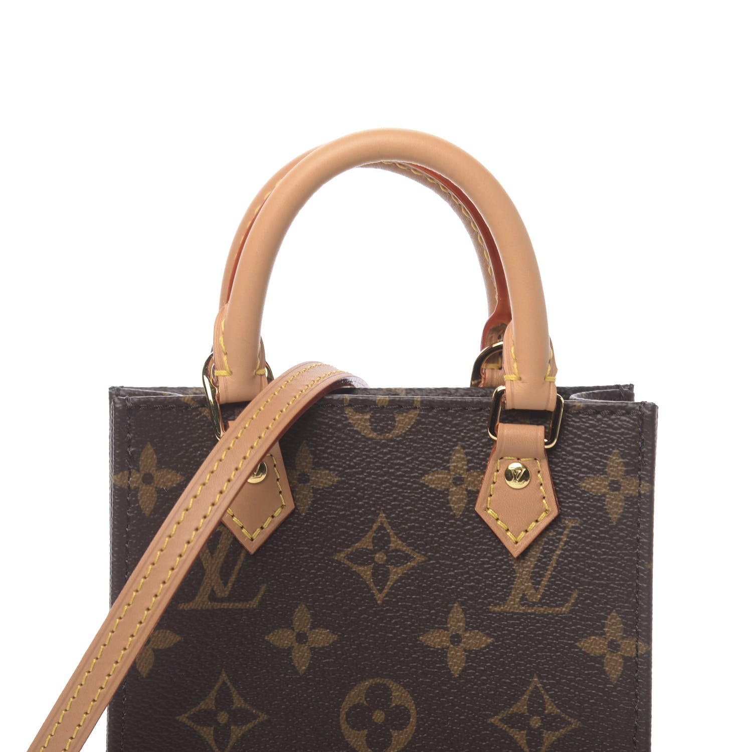 Louis Vuitton Monogram Petit Sac Plat 10 of 11