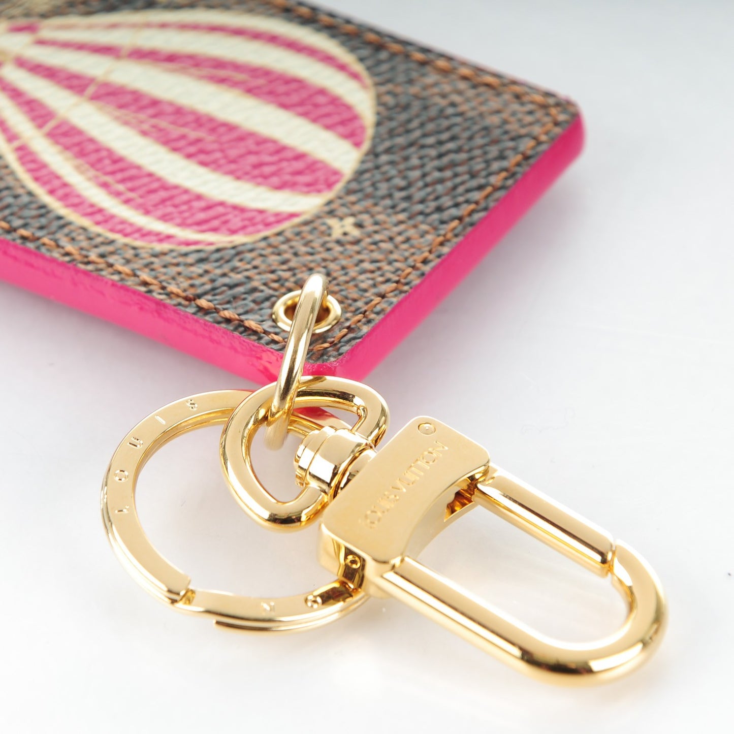Damier Ebene Illustre Air Balloon Bag Charm Grenade