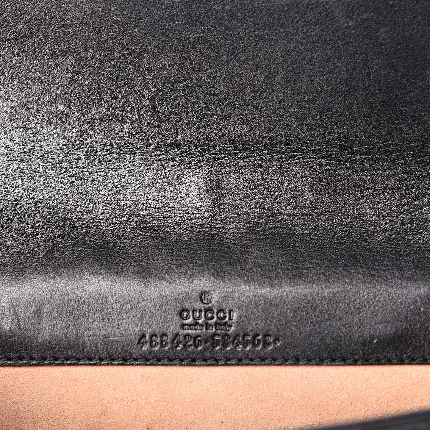 Calfskin Matelasse GG Marmont Mini Bag Black