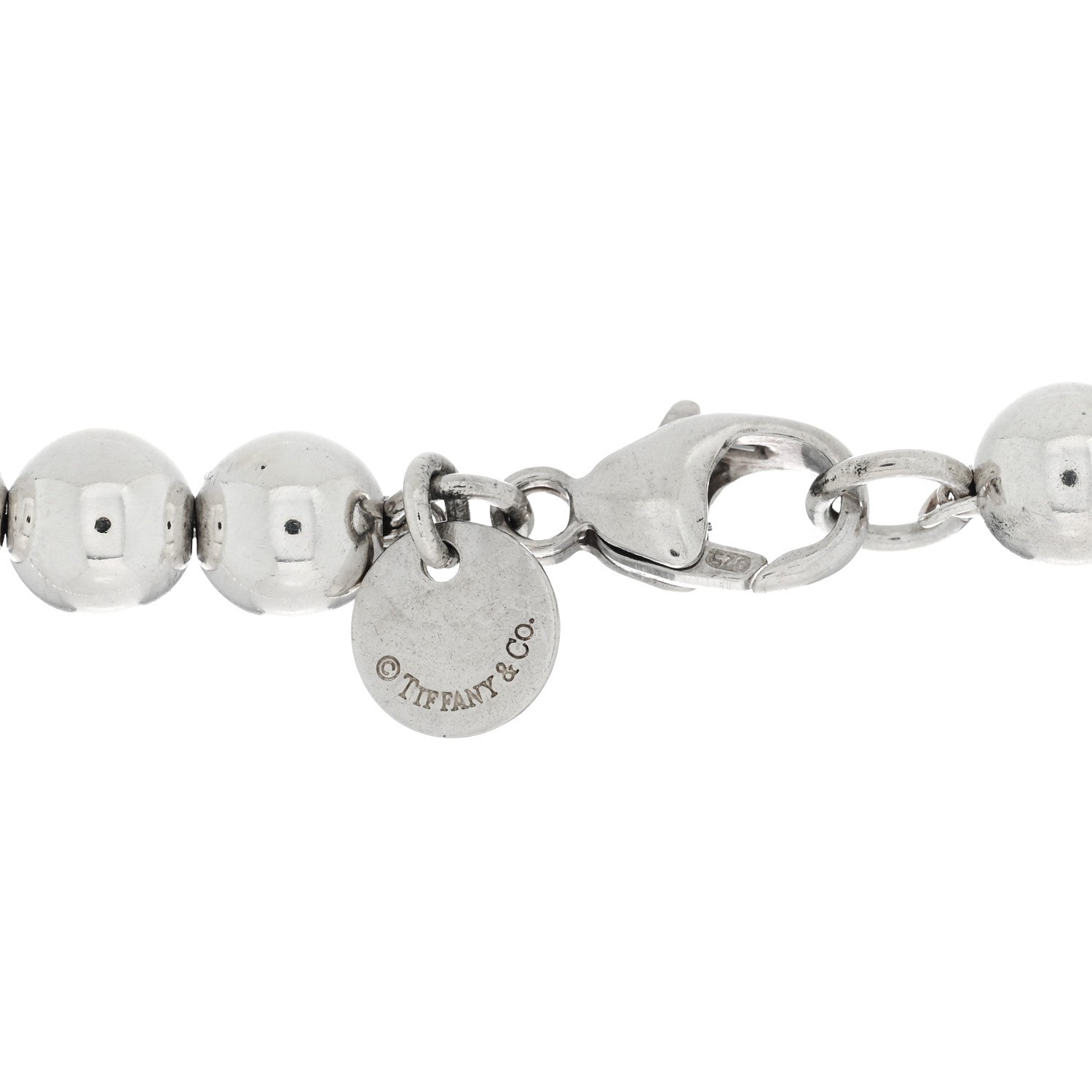 Tiffany Sterling Silver HardWear Graduated Ball Necklace 4 of 4