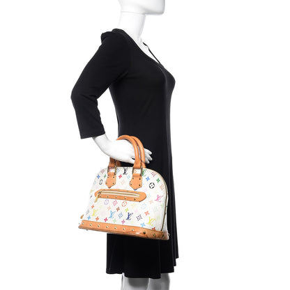 Louis Vuitton Monogram Multicolor Alma White 2 of 16