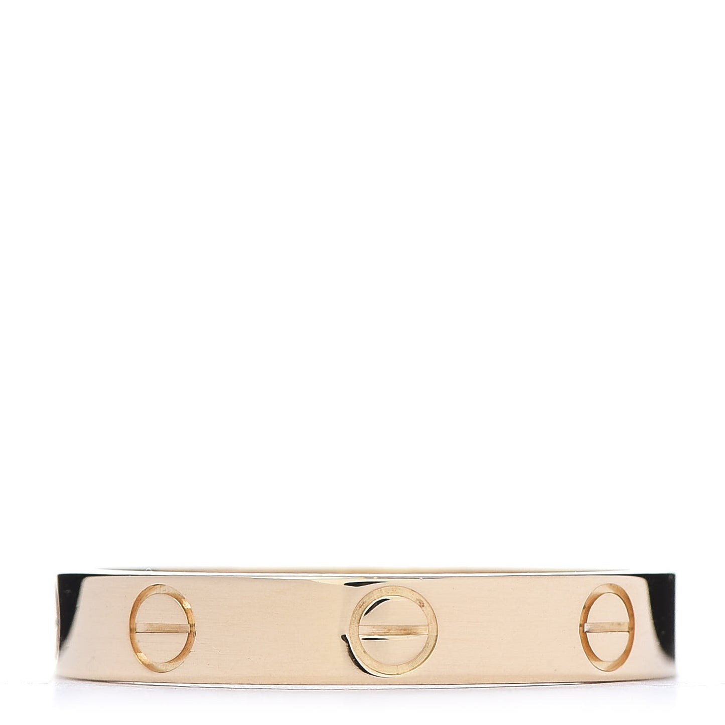 18K Yellow Gold 3.5mm LOVE Wedding Band Ring 59 8.75