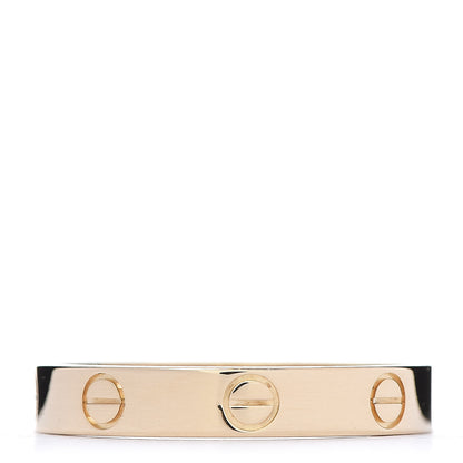 Cartier 18K Yellow Gold 3.5mm LOVE Wedding Band Ring 59 8.75 1 of 5