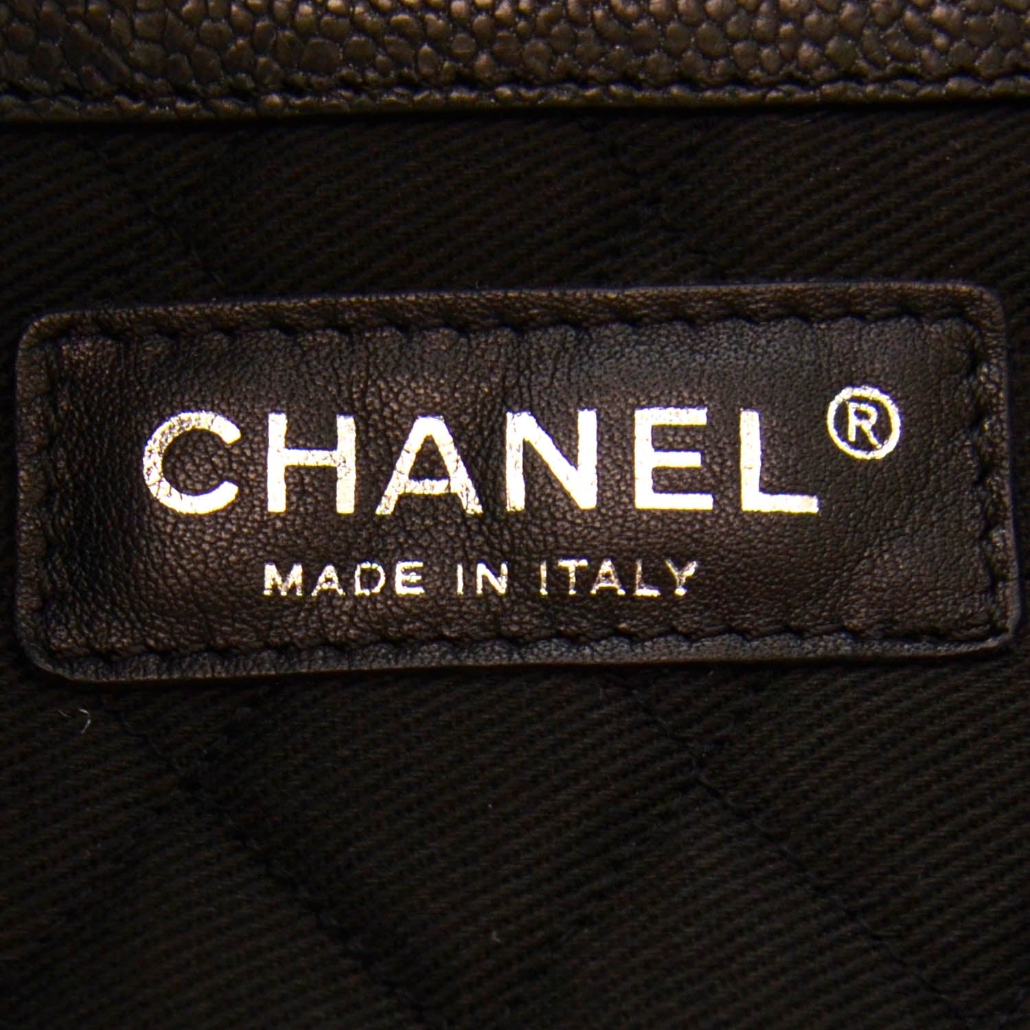 Chanel Distressed Caviar Outdoor Ligne Tote Black 5 of 8