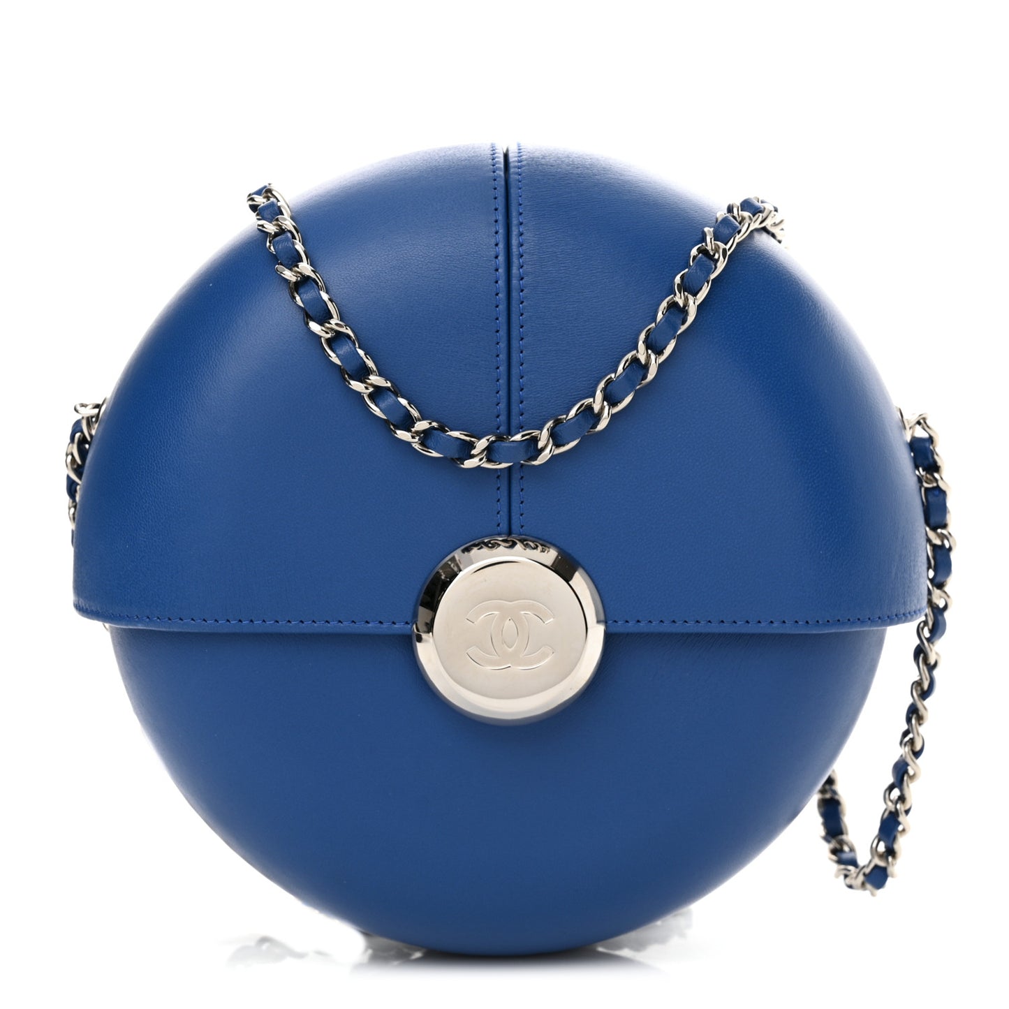 Lambskin Evening In the Air Bag Blue