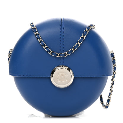 Chanel Lambskin Evening In the Air Bag Blue 1 of 12