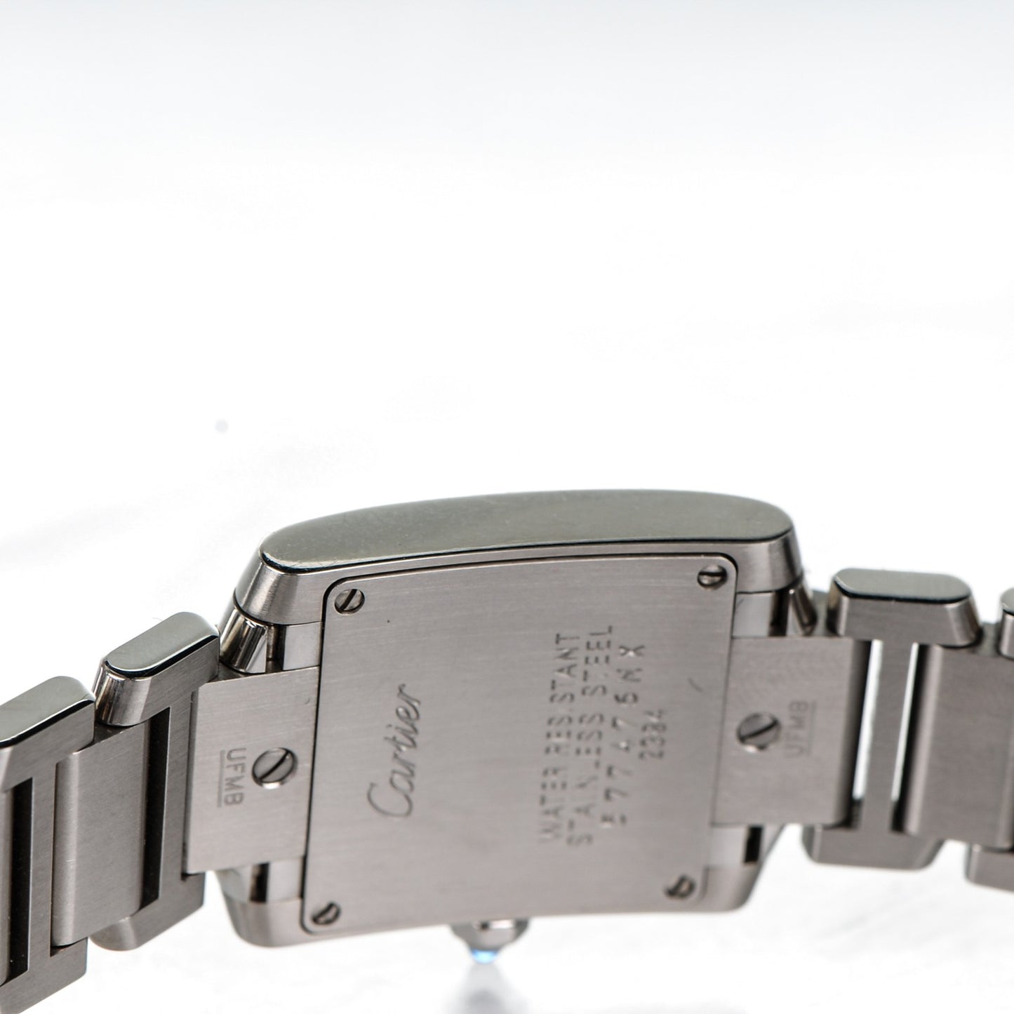 Stainless Steel 20mm Tank Francaise Quartz Watch