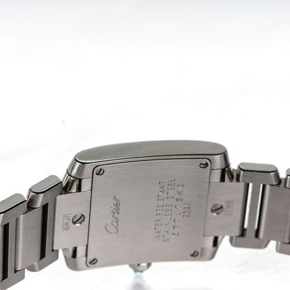 Cartier Stainless Steel 20mm Tank Francaise Quartz Watch 7 of 7