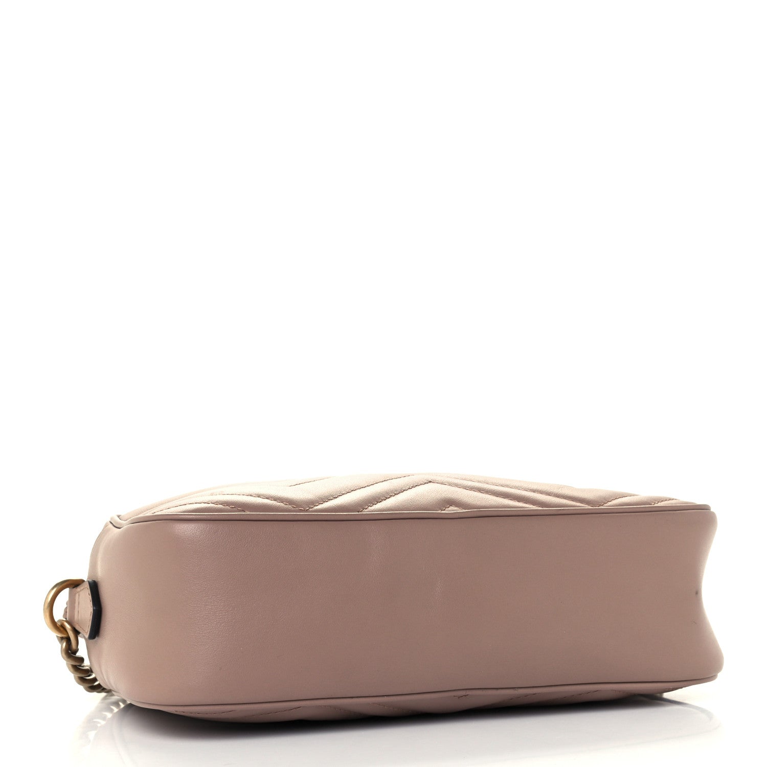 Gucci Calfskin Matelasse Small GG Marmont Chain Shoulder Bag Porcelain Rose 4 of 11
