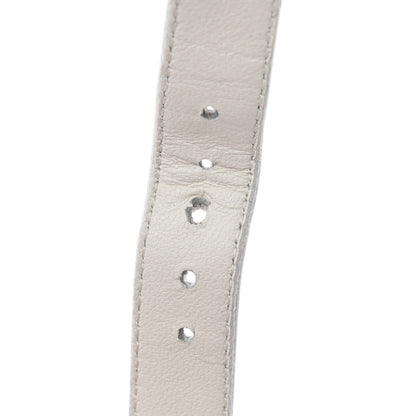 Hermes Nappa Womens Grace Sandals 36.5 White 18 of 20