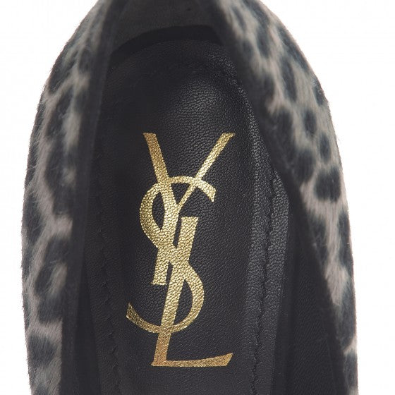 Saint Laurent Calf Hair Tribtoo 80 Pumps 39.5 Leopard 6 of 10