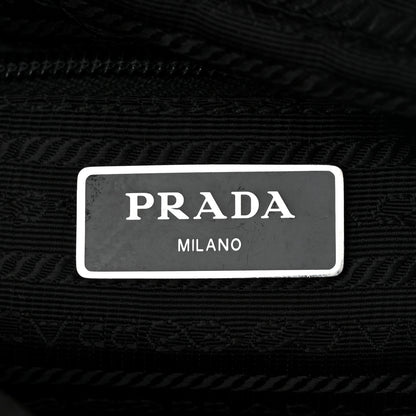 Prada Tessuto Nylon Triangle Shoulder Bag Black 6 of 10
