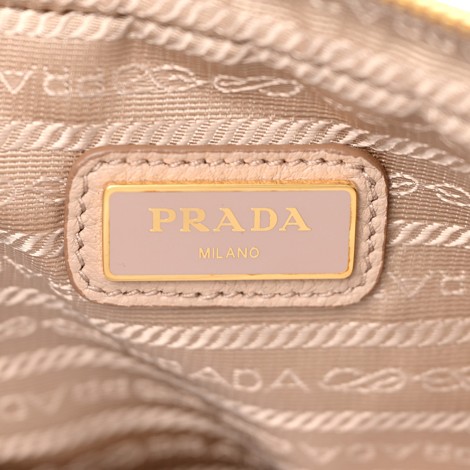 Prada Vitello Daino Medium Double Zip Shoulder Bag Cammeo 7 of 20