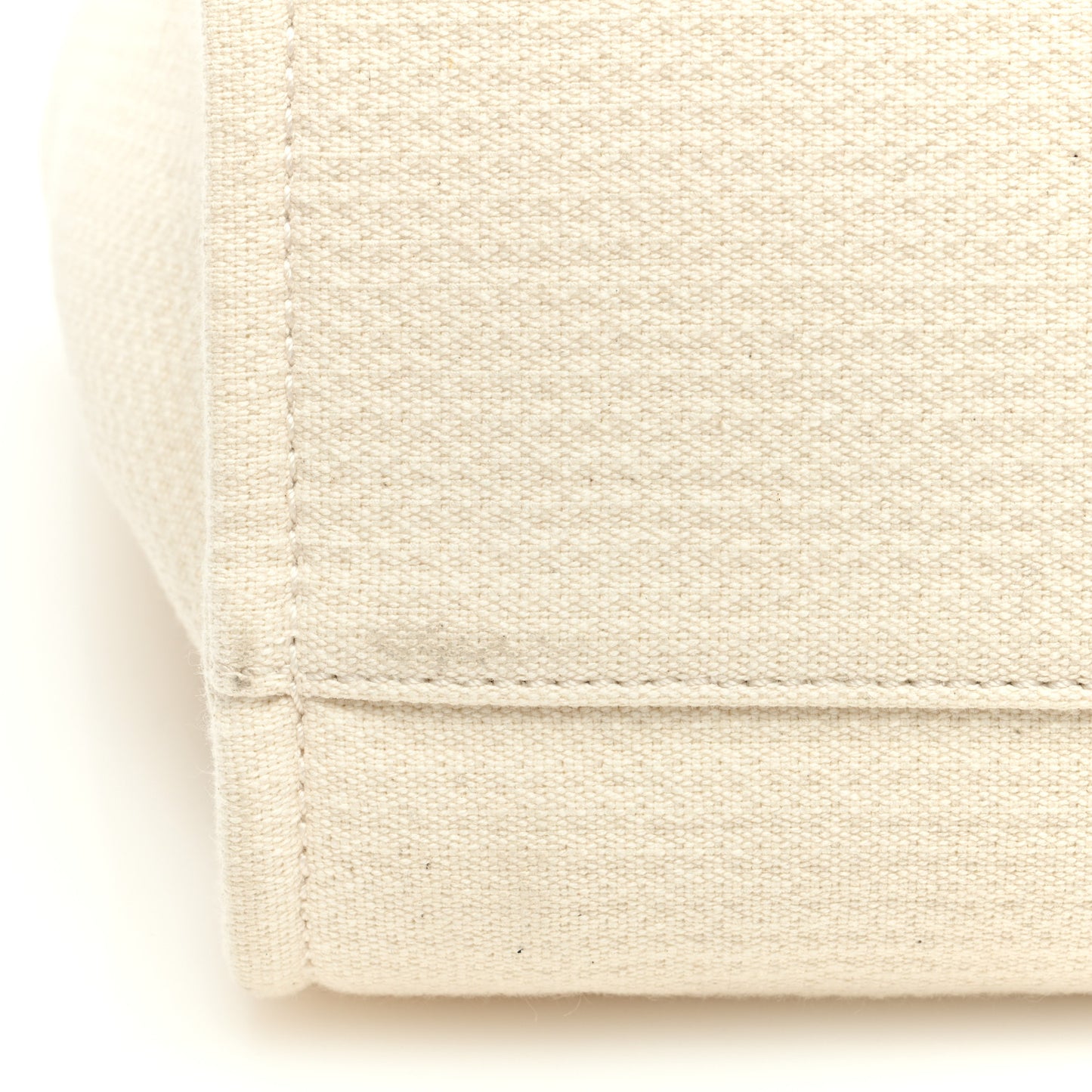 Mixed Fibers Calfskin Medium Deauville Tote Light Beige