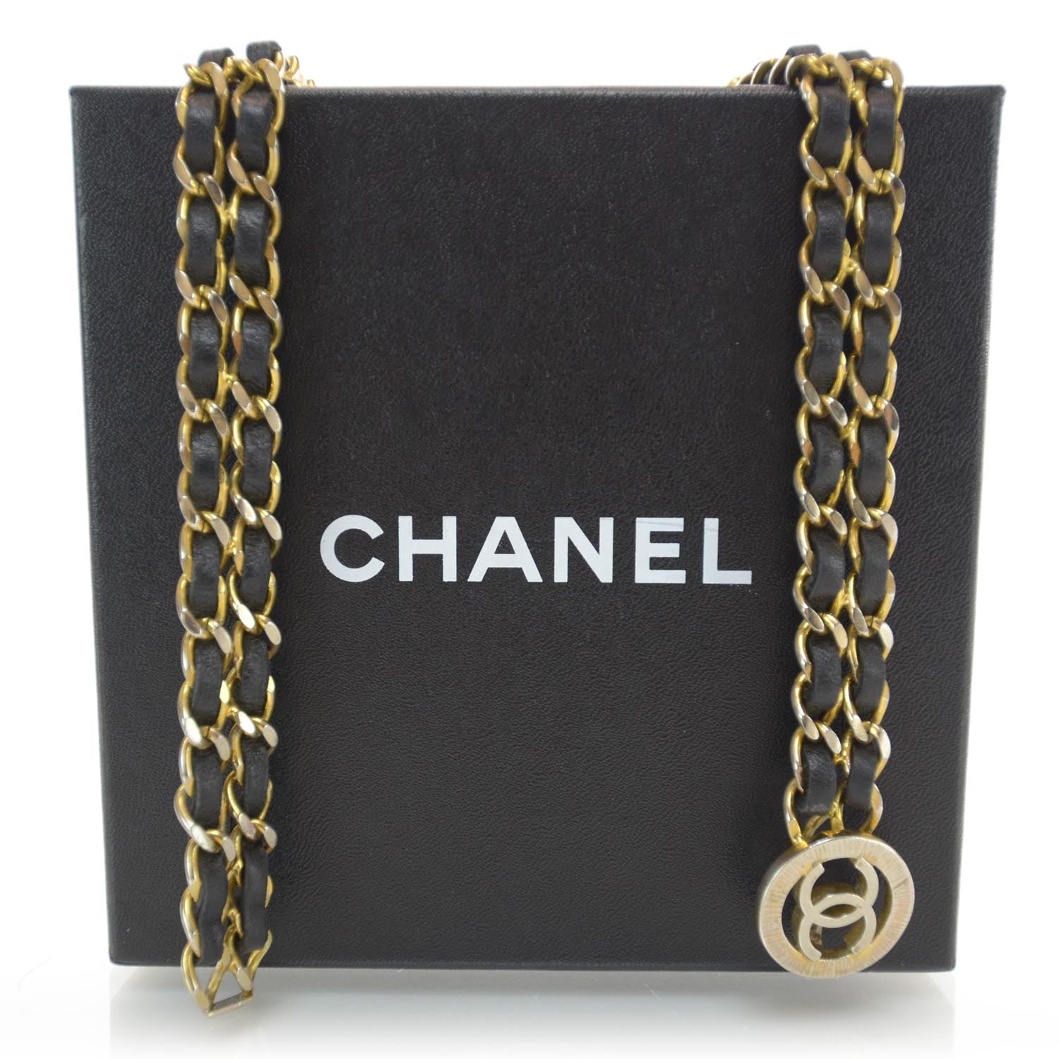 Chanel Leather Chain CC Belt 3 of 4