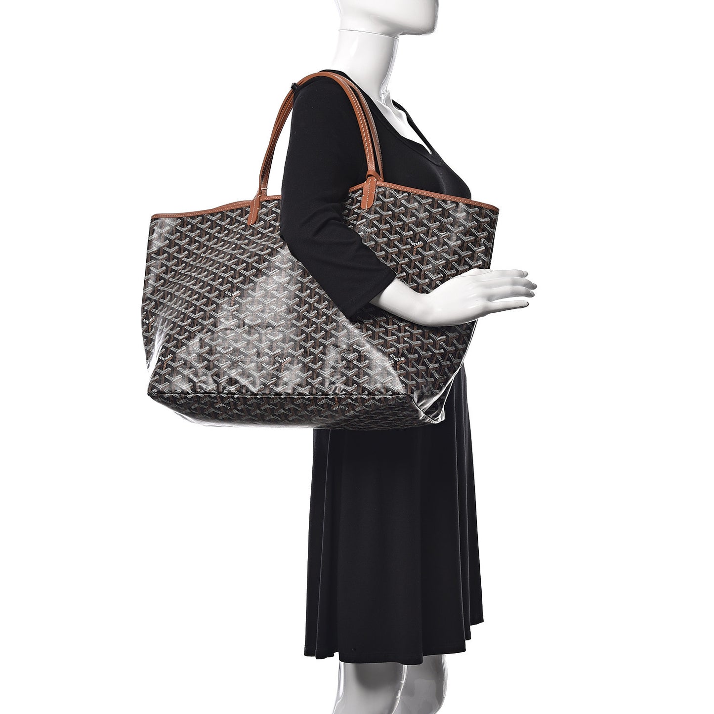 Goyardine Saint Louis GM Black Gold