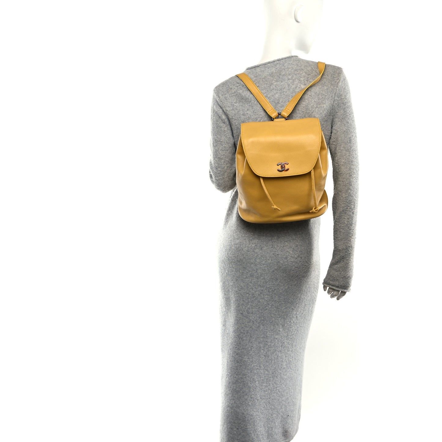 Caviar Tortoise CC Backpack Yellow