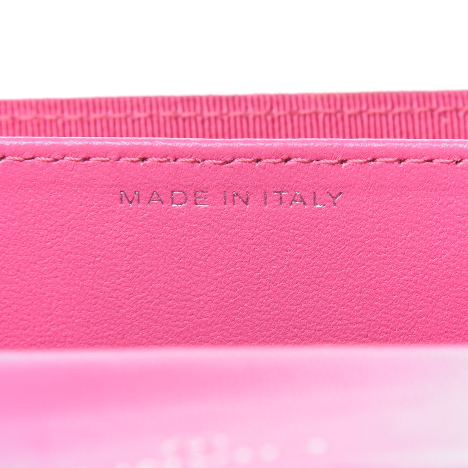 Chanel Lambskin Quilted Flap Card Holder Wallet Pink 7 of 18
