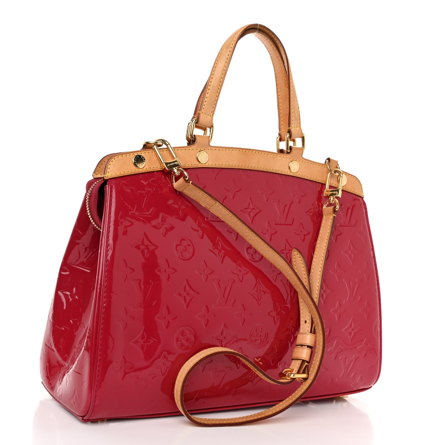 Louis Vuitton LOUIS VUITTON Vernis Brea MM Rose Indien 3 of 9