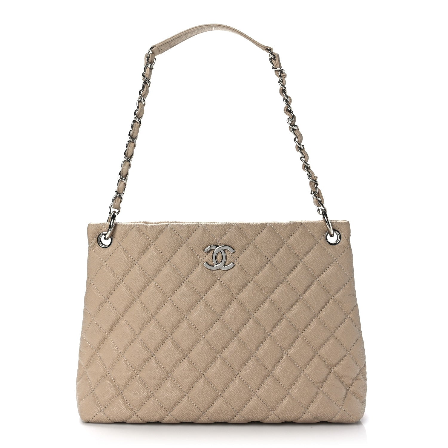 Chanel Caviar Quilted Easy Zip Tote Beige Clair 1 of 9