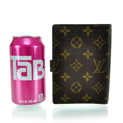 Louis Vuitton Monogram Mini Agenda Cover w Pen 2 of 8