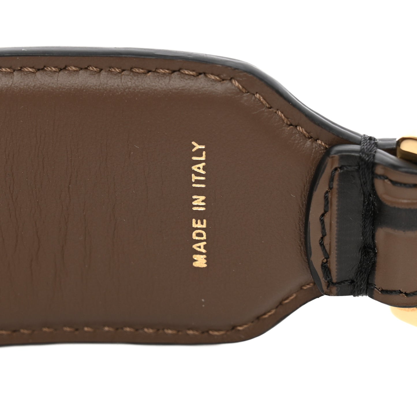 Vitello Century Bi-Color FF 1974 Embossed Strap You Maya Black
