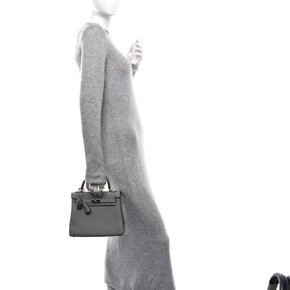 Hermes Togo Kelly Retourne 25 Gris Mouette 2 of 13