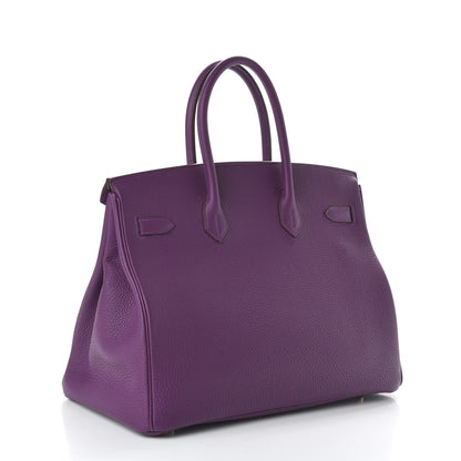 Hermes Togo Birkin 35 Anemone 3 of 13