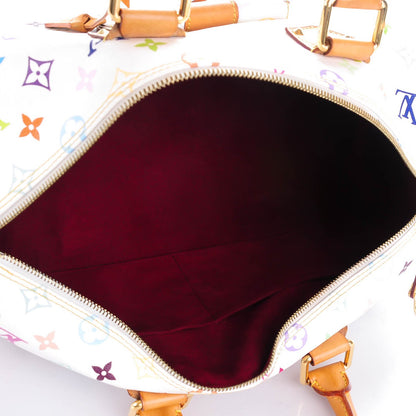Louis Vuitton Monogram Multicolor Speedy 40 White 5 of 8