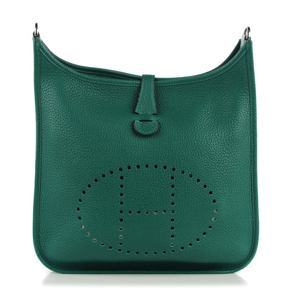 Hermes Taurillon Clemence Evelyne III PM Malachite 1 of 11