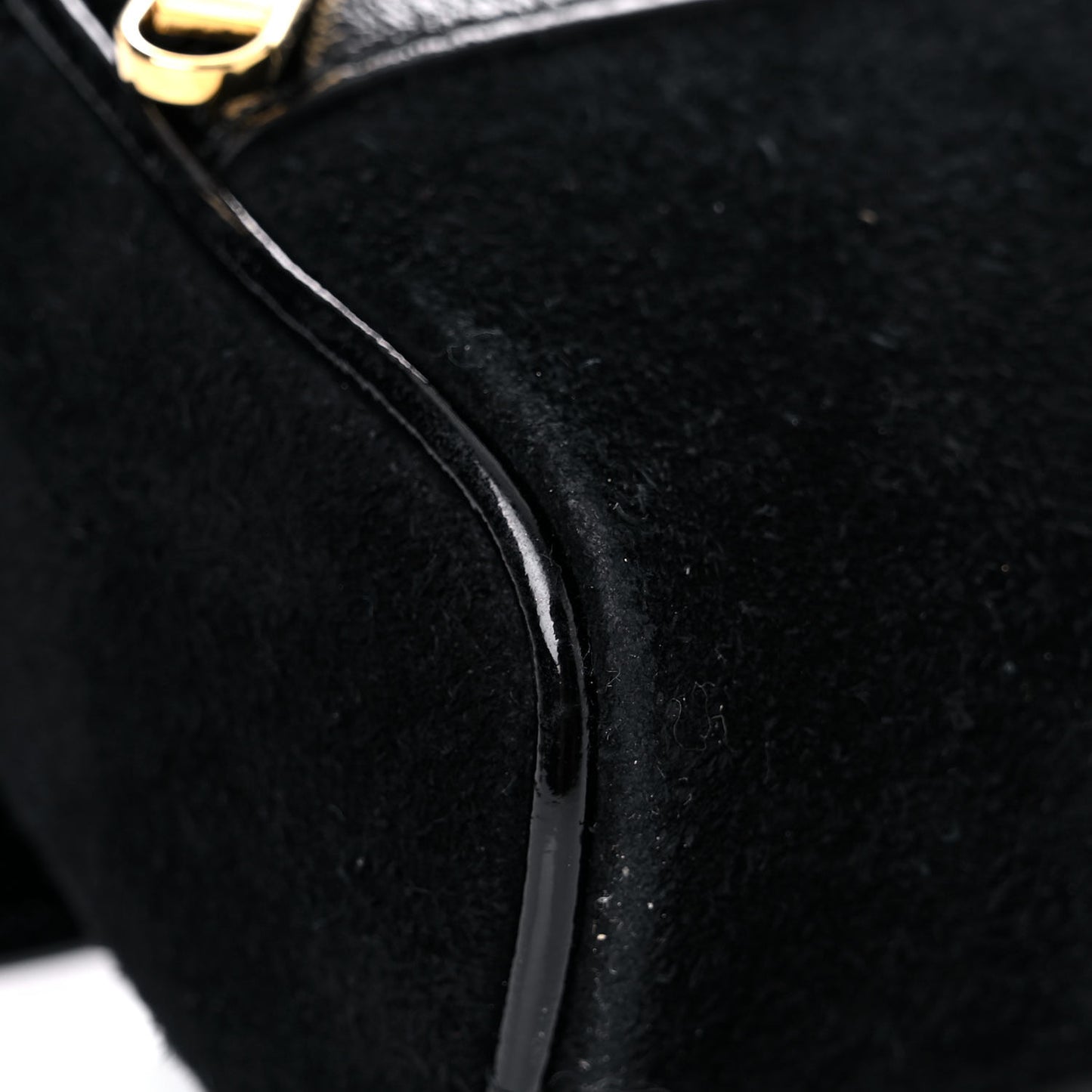 Suede Patent Ophidia Belted iPhone Case 85 34 Black