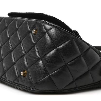 Burberry Prorsum Calfskin Quilted Country Animal Satchel Black 15 of 15