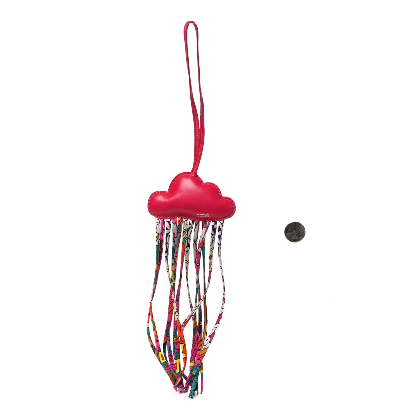 Swift Silk Cord Petit H Cloud Bag Charm