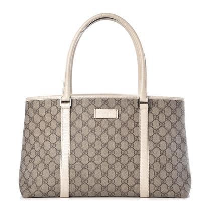 Gucci GG Plus Monogram Medium Joy Tote White 1 of 9