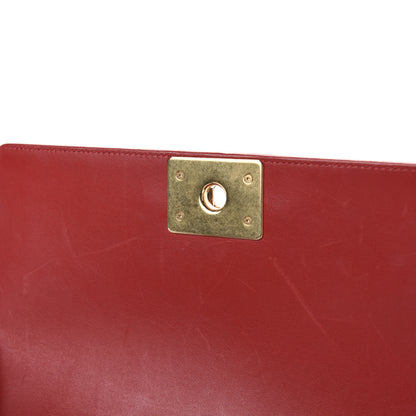 Chanel Lambskin Quilted Medium Boy Flap Red 8 of 13