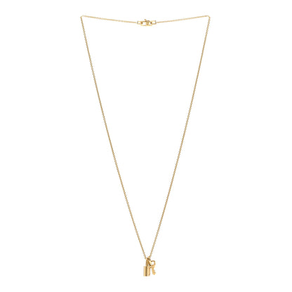 Louis Vuitton 18K Yellow Gold Lockit Key Pendant Necklace 3 of 5