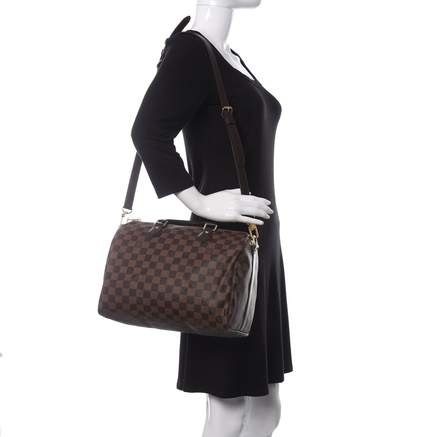 Damier Ebene Speedy Bandouliere 30