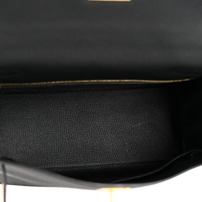 Hermes Togo Kelly Retourne 28 Black 5 of 12