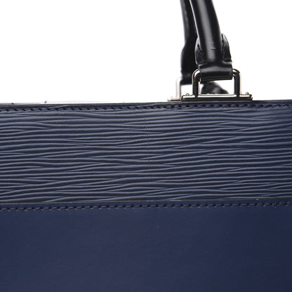 Louis Vuitton Epi Kleber MM Indigo 12 of 13