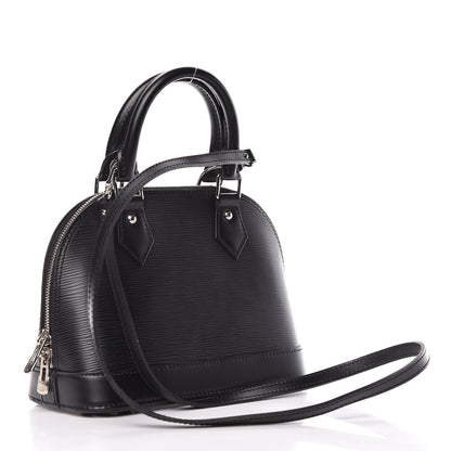 Louis Vuitton Epi Alma BB Black 4 of 10