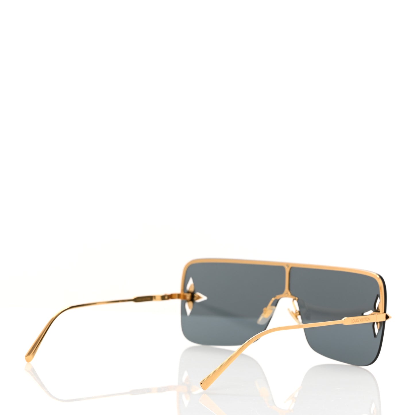 Metal Swarovski Crystal Star Light Sunglasses Z1664U Gold